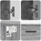 vidaXL Bathroom Furniture Set 2 pcs Grey sonoma 76.5 x 35 x 64 cm