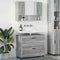 vidaXL Bathroom Furniture Set 2 pcs Grey sonoma 76.5 x 35 x 64 cm