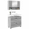 vidaXL Bathroom Furniture Set 2 pcs Grey sonoma 76.5 x 35 x 64 cm