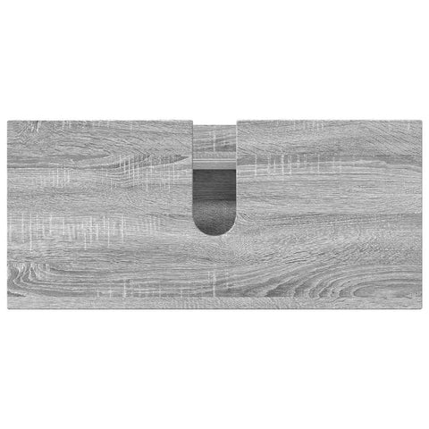 vidaXL Bathroom Furniture Set 2 pcs Grey sonoma 76.5 x 35 x 64 cm