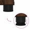 vidaXL Bathroom Furniture Set 2 pcs Brown oak 76.5 x 35 x 64 cm