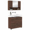vidaXL Bathroom Furniture Set 2 pcs Brown oak 76.5 x 35 x 64 cm