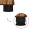 vidaXL Bathroom Furniture Set 2 pcs Old wood 76.5 x 35 x 64 cm