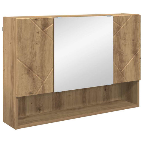 vidaXL Bathroom Furniture Set 2 pcs Artisan oak 76.5 x 35 x 64 cm