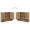 vidaXL Bathroom Furniture Set 2 pcs Artisan oak 76.5 x 35 x 64 cm
