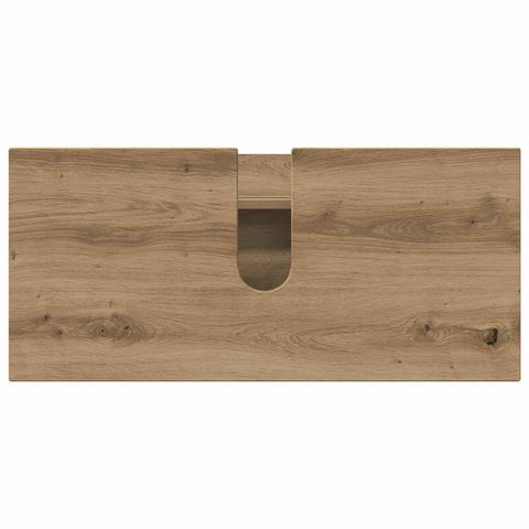 vidaXL Bathroom Furniture Set 2 pcs Artisan oak 76.5 x 35 x 64 cm