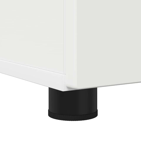 vidaXL Bathroom Furniture Set with Shelf 3 pcs White 76.5 x 35 x 64 cm