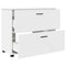 vidaXL Bathroom Furniture Set with Shelf 3 pcs White 76.5 x 35 x 64 cm