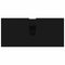vidaXL Bathroom Furniture Set with Shelf 3 pcs Black 76.5 x 35 x 64 cm