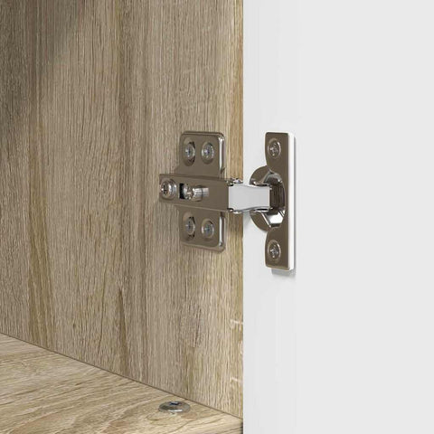 vidaXL Bathroom Furniture Set 3 pcs Sonoma oak 76.5 x 35 x 64 cm