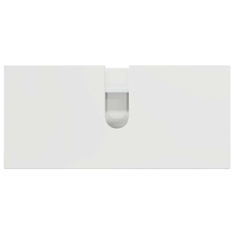 vidaXL Bathroom Furniture Set 3 pcs High gloss white 76.5 x 35 x 64 cm