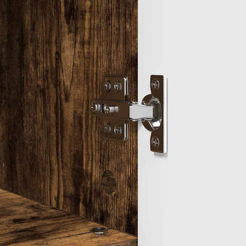 vidaXL Bathroom Furniture Set with Drawer with Shelf 3 pcs Smoked Oak