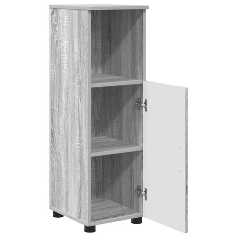 vidaXL Bathroom Furniture Set 3 pcs Grey sonoma 76.5 x 35 x 64 cm
