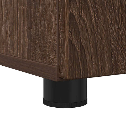 vidaXL Bathroom Furniture Set 3 pcs Brown oak 76.5 x 35 x 64 cm