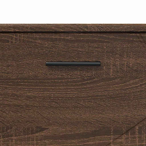 vidaXL Bathroom Furniture Set 3 pcs Brown oak 76.5 x 35 x 64 cm