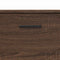 vidaXL Bathroom Furniture Set 3 pcs Brown oak 76.5 x 35 x 64 cm