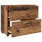 vidaXL Bathroom Furniture Set 3 pcs Old wood 76.5 x 35 x 64 cm