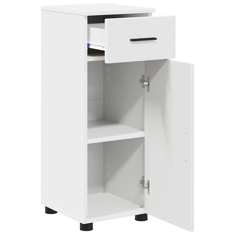 vidaXL Bathroom Furniture Set with Shelf 3 pcs White 76.5 x 35 x 64 cm