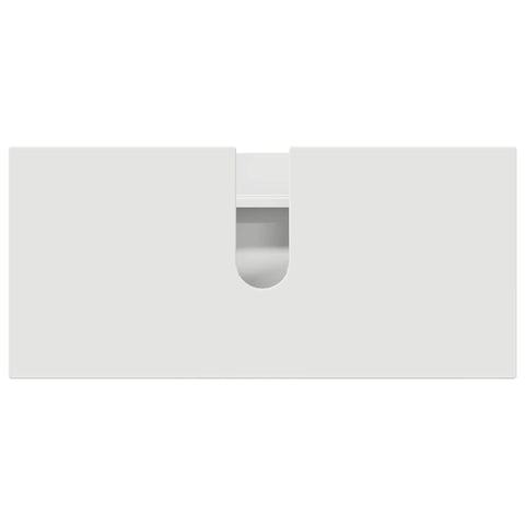 vidaXL Bathroom Furniture Set with Shelf 3 pcs White 76.5 x 35 x 64 cm