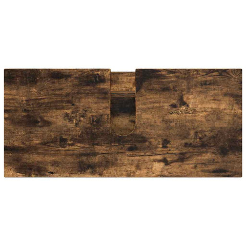 vidaXL Bathroom Furniture Set 3 pcs Smoked oak 76.5 x 35 x 64 cm