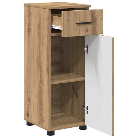 vidaXL Bathroom Furniture Set 3 pcs Artisan oak 76.5 x 35 x 64 cm