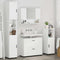 vidaXL Bathroom Furniture Set with Drawer 4 pcs White 30 x 35 x 192 cm