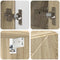 vidaXL Bathroom Furniture Set 4 pcs Sonoma oak 30 x 35 x 192 cm