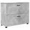 vidaXL Bathroom Furniture Set 4 pcs Concrete grey 30 x 35 x 192 cm