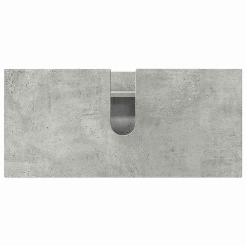 vidaXL Bathroom Furniture Set 4 pcs Concrete grey 30 x 35 x 192 cm