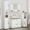 vidaXL Bathroom Furniture Set 4 pcs High gloss white 30 x 35 x 192 cm