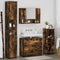 vidaXL Bathroom Furniture Set 4 pcs Smoked oak 30 x 35 x 192 cm