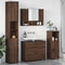 vidaXL Bathroom Furniture Set 4 pcs Brown oak 30 x 35 x 192 cm