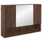 vidaXL Bathroom Furniture Set 4 pcs Brown oak 30 x 35 x 192 cm