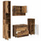 vidaXL Bathroom Furniture Set 4 pcs Old wood 30 x 35 x 192 cm