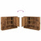 vidaXL Bathroom Furniture Set 4 pcs Old wood 30 x 35 x 192 cm