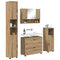vidaXL Bathroom Furniture Set 4 pcs Artisan oak 30 x 35 x 192 cm