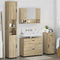 vidaXL Bathroom Furniture Set 4 pcs Sonoma oak 30 x 35 x 192 cm