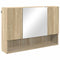 vidaXL Bathroom Furniture Set 4 pcs Sonoma oak 30 x 35 x 192 cm