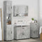 vidaXL Bathroom Furniture Set 4 pcs Concrete grey 30 x 35 x 192 cm