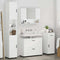 vidaXL Bathroom Furniture Set 4 pcs High gloss white 30 x 35 x 192 cm
