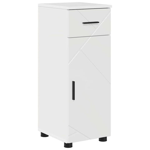 vidaXL Bathroom Furniture Set 4 pcs High gloss white 30 x 35 x 192 cm
