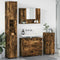 vidaXL Bathroom Furniture Set 4 pcs Smoked oak 30 x 35 x 192 cm
