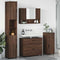vidaXL Bathroom Furniture Set 4 pcs Brown oak 30 x 35 x 192 cm