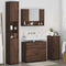 vidaXL Bathroom Furniture Set 4 pcs Brown oak 30 x 35 x 192 cm