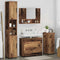 vidaXL Bathroom Furniture Set 4 pcs Old wood 30 x 35 x 192 cm