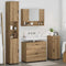 vidaXL Bathroom Furniture Set 4 pcs Artisan oak 30 x 35 x 192 cm