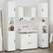 vidaXL Bathroom Furniture Set with Drawer 5 pcs White 30 x 35 x 192 cm