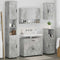 vidaXL Bathroom Furniture Set 5 pcs Concrete grey 30 x 35 x 192 cm