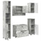 vidaXL Bathroom Furniture Set 5 pcs Concrete grey 30 x 35 x 192 cm