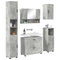 vidaXL Bathroom Furniture Set 5 pcs Concrete grey 30 x 35 x 192 cm